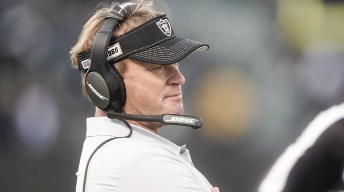 Former Raiders coach Jon Gruden